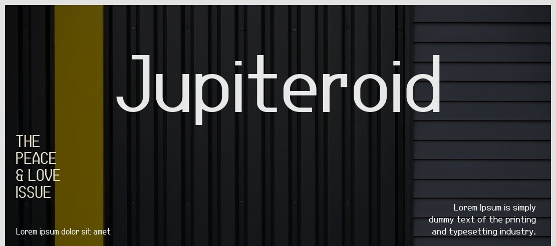 Jupiteroid Font Family