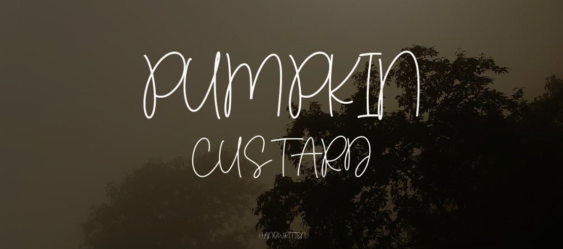Pumpkin Custard Font