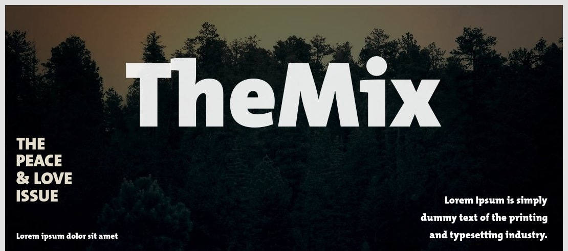 TheMix Font Family