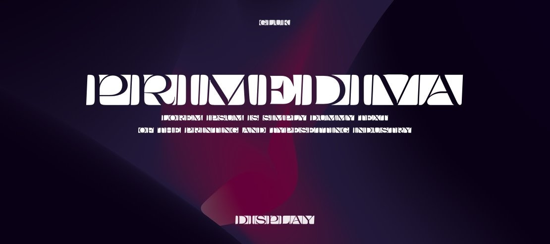 Primediva Font