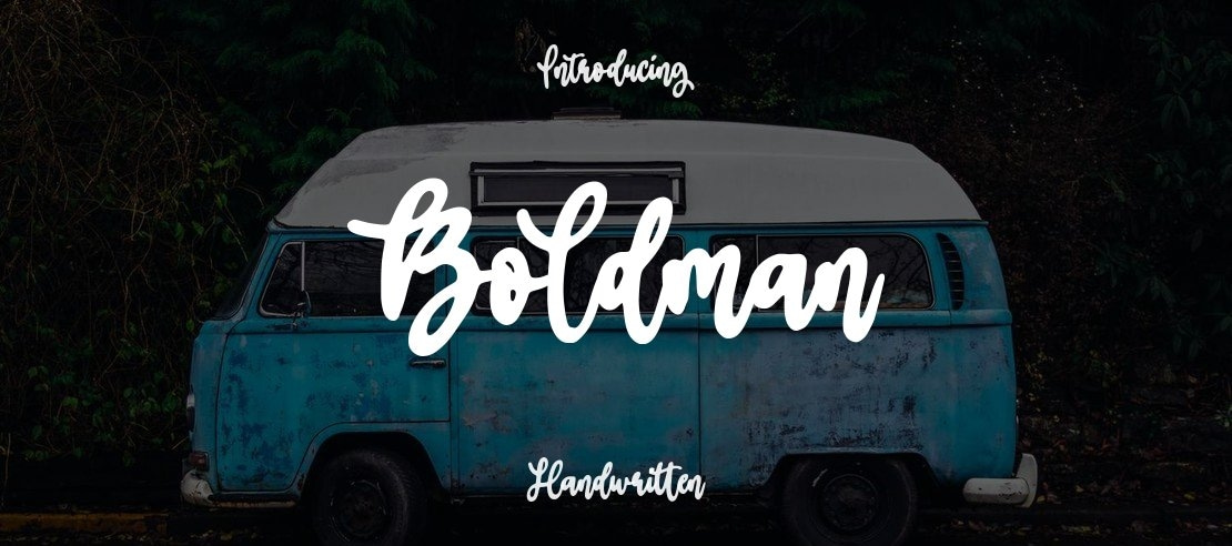 Boldman Font