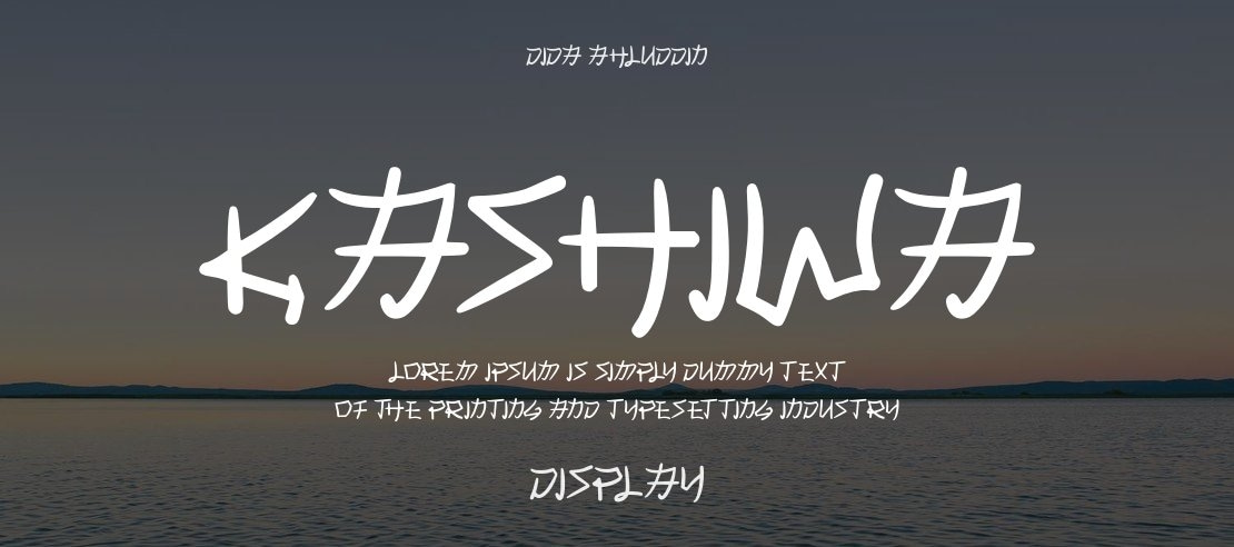 Kashiwa Font