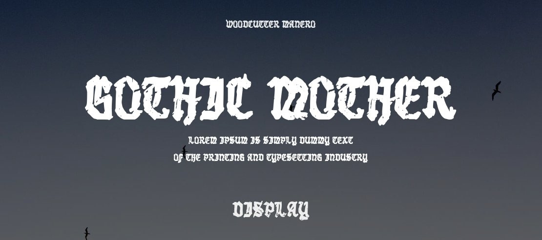 Gothic Mother Font