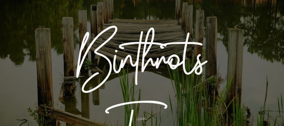 Binthrots Free Font