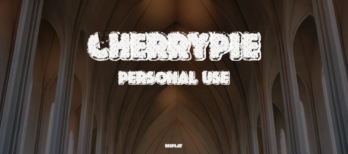 CHERRYPIE PERSONAL USE Font