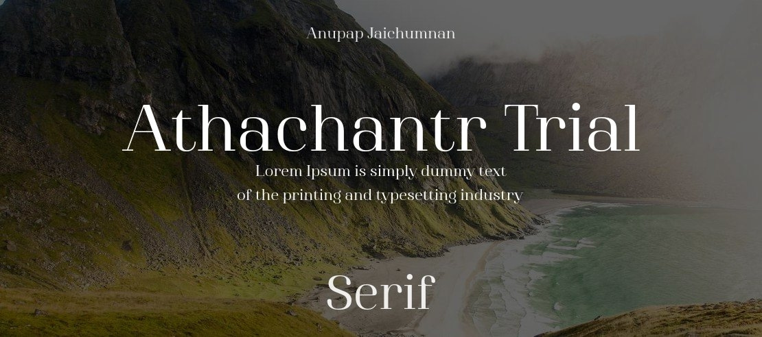 Athachantr Trial Font