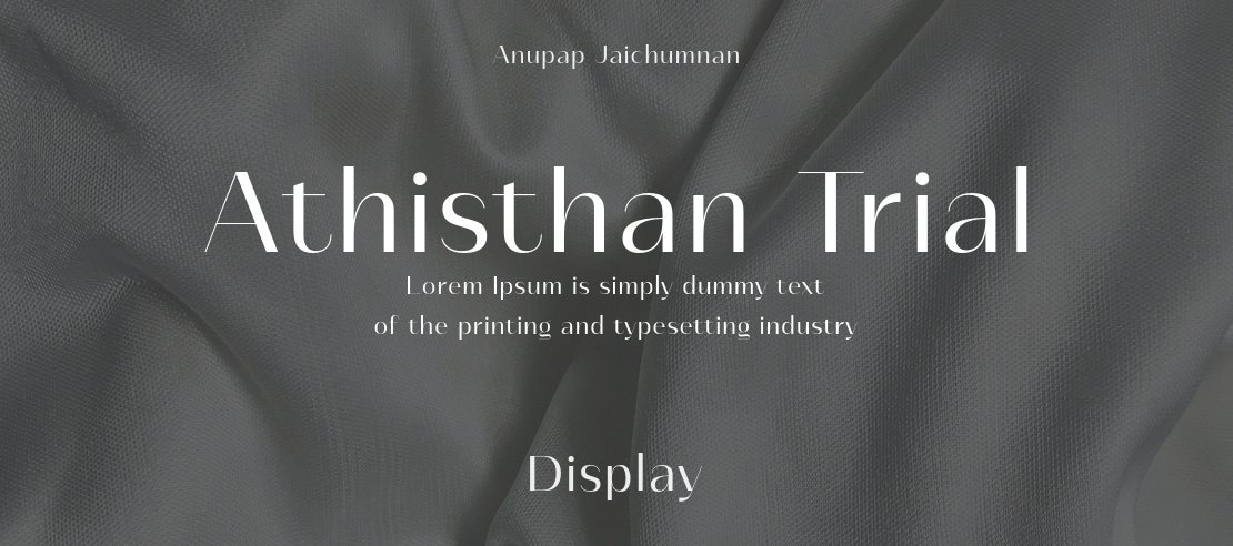 Athisthan Trial Font