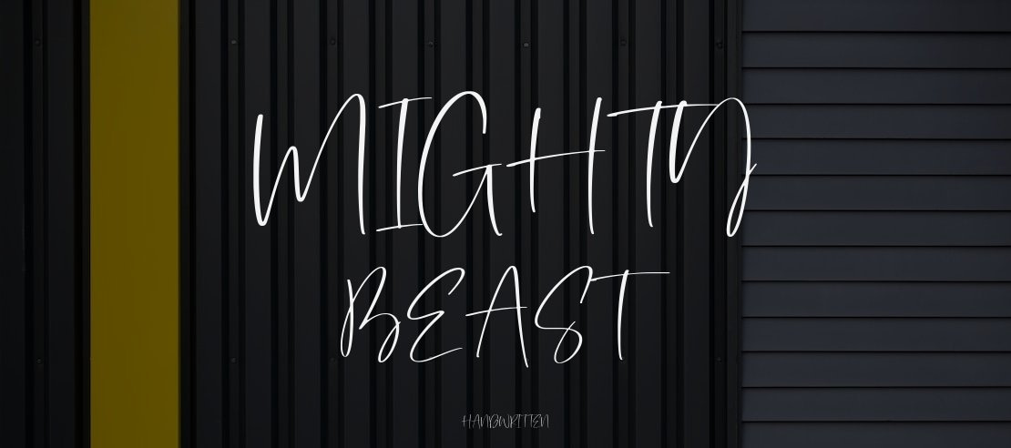 Mighty Beast Font