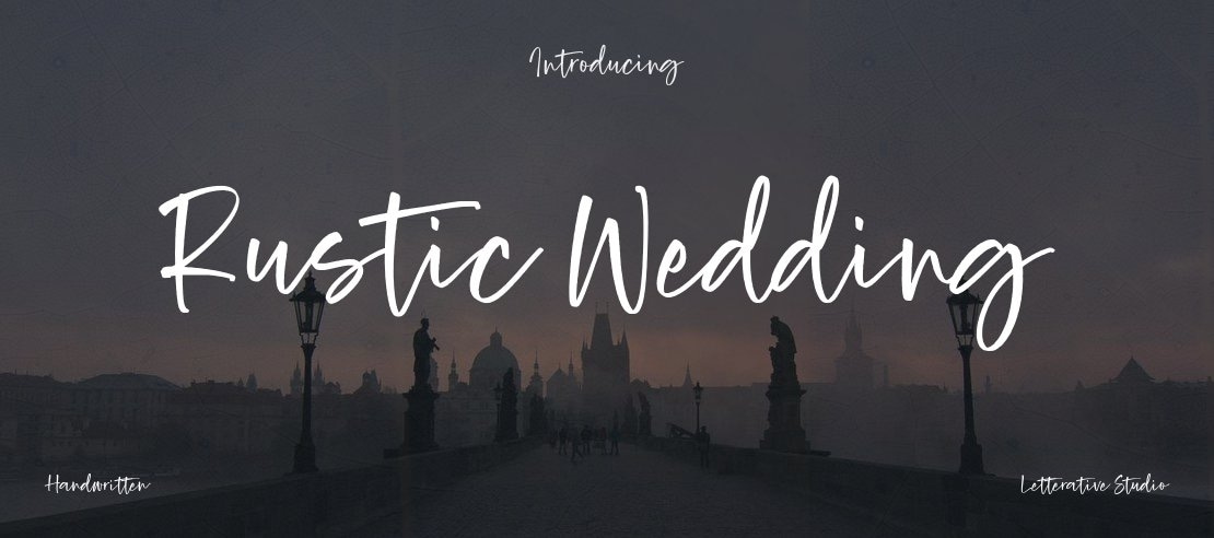 Rustic Wedding Font
