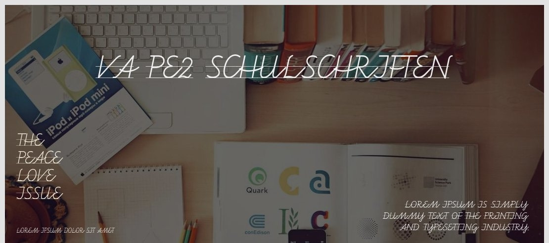 VA PE2 Schulschriften Font