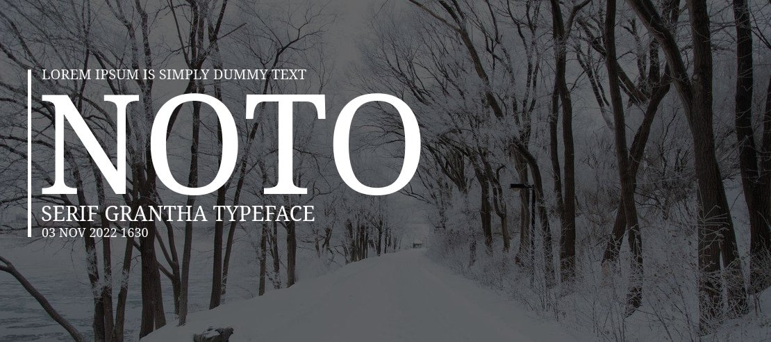 Noto Serif Grantha Font