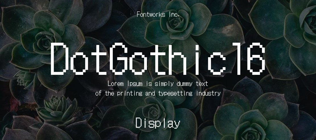 DotGothic16 Font