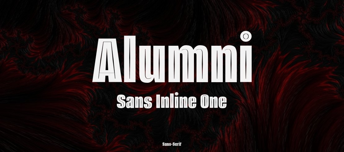 Alumni Sans Inline One Font Family