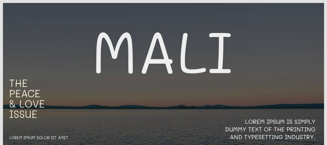 Mali Font Family