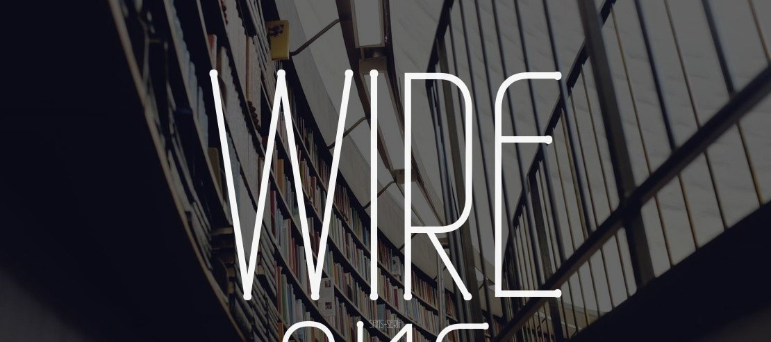 Wire One Font