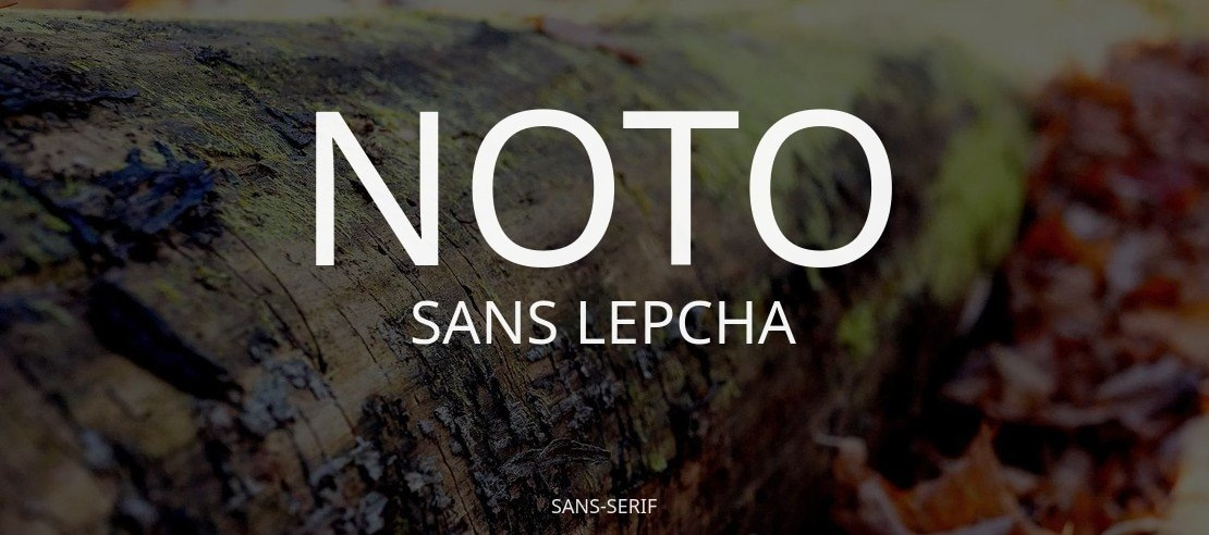 Noto Sans Lepcha Font