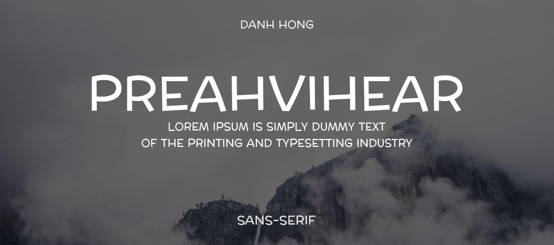 Preahvihear Font