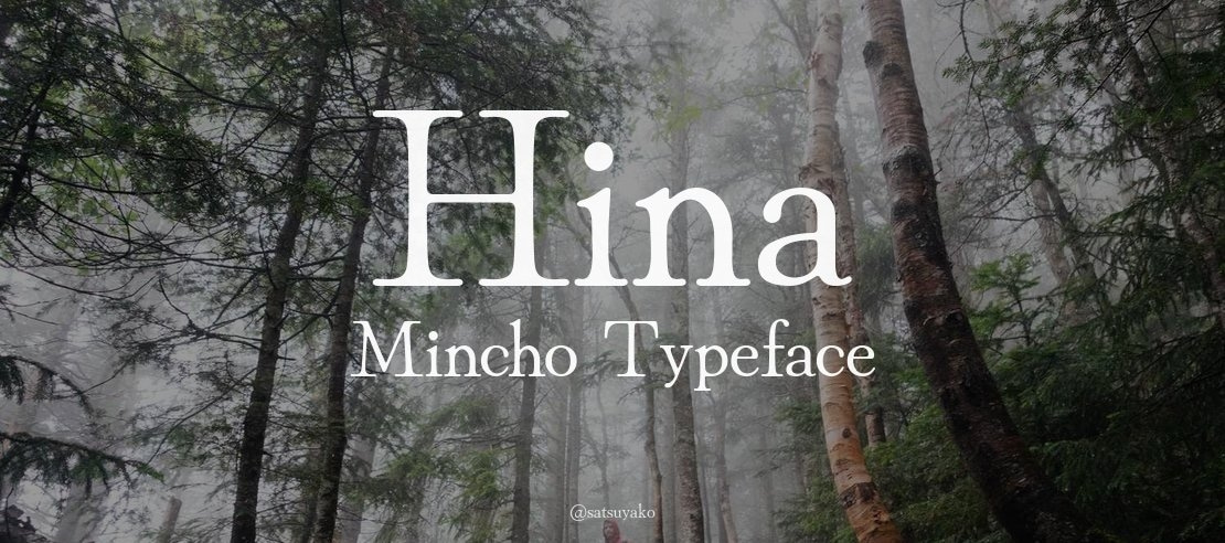 Hina Mincho Font
