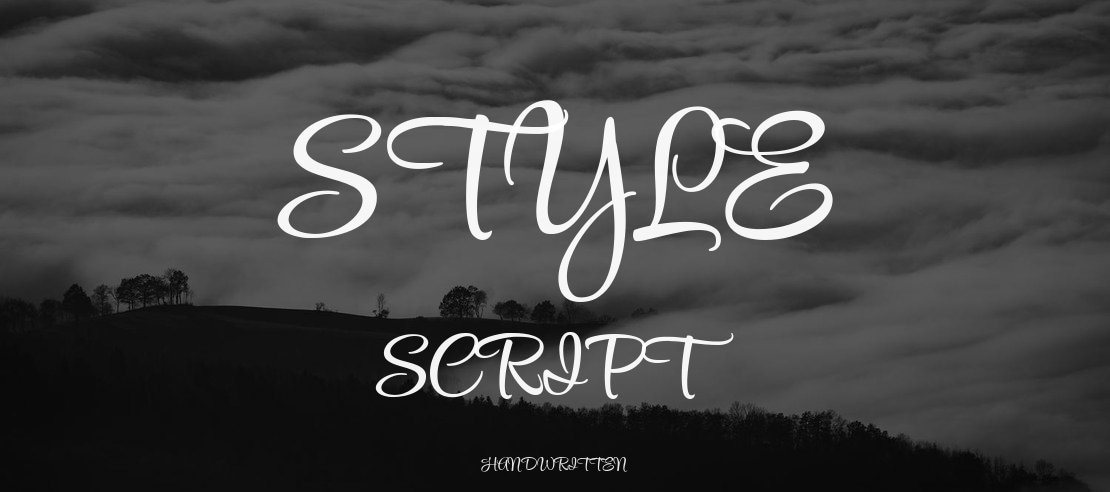 Style Script Font