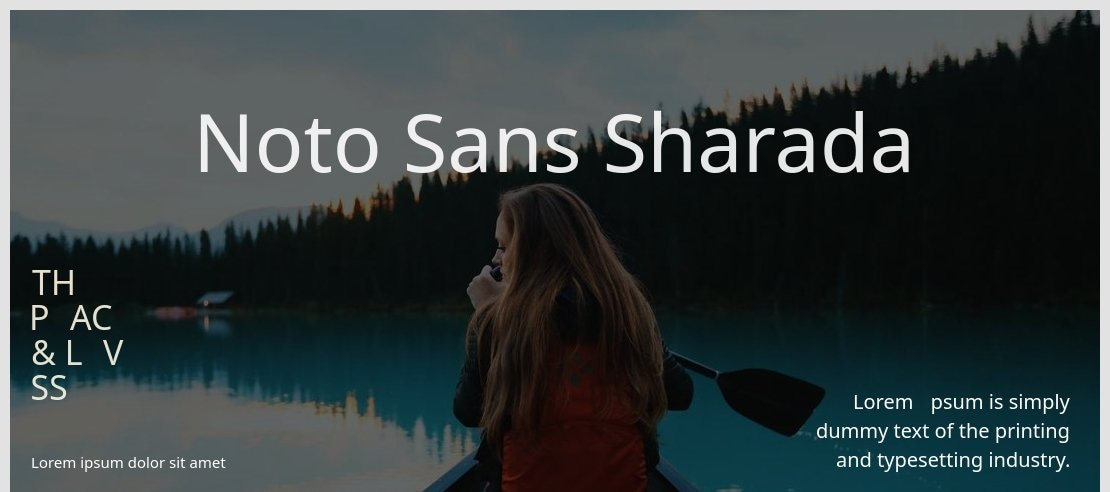 Noto Sans Sharada Font