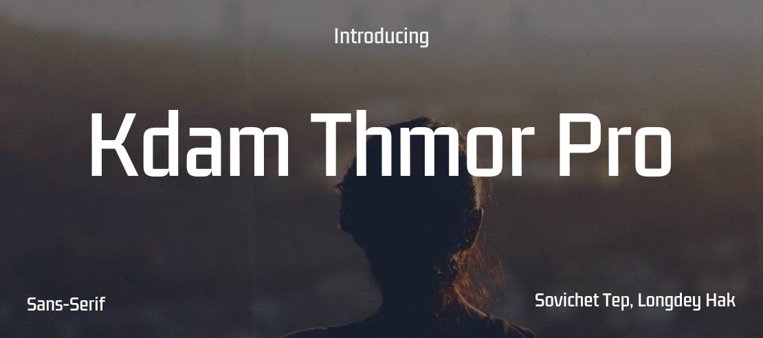Kdam Thmor Pro Font