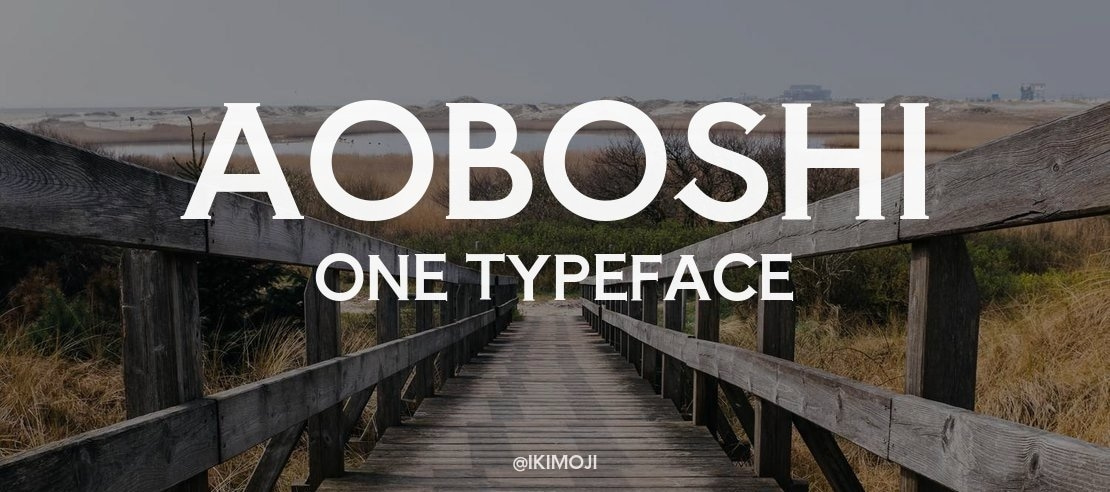 Aoboshi One Font