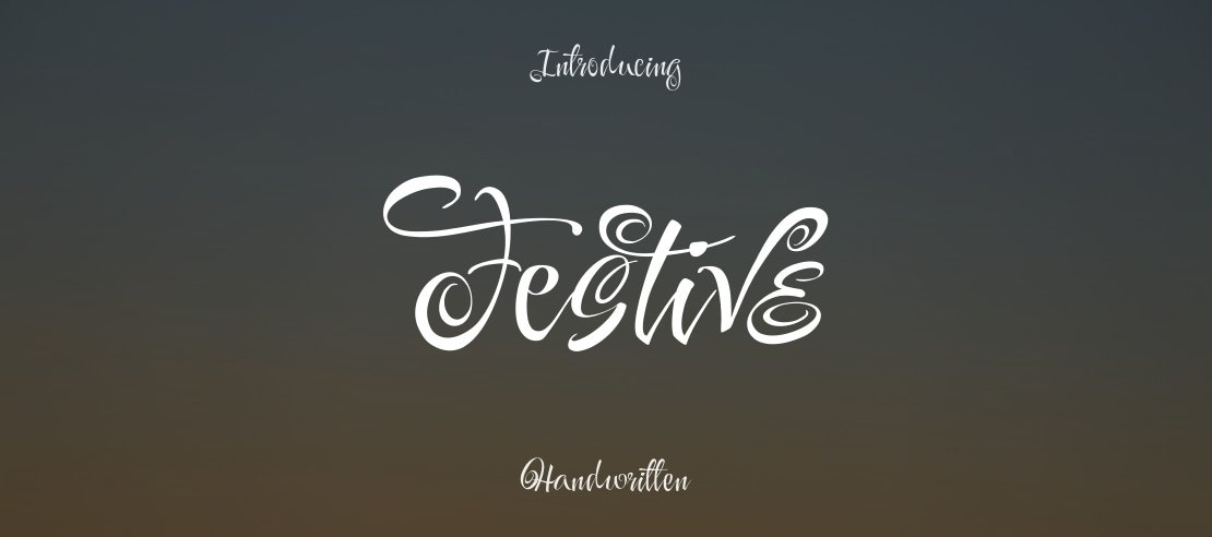 Festive Font