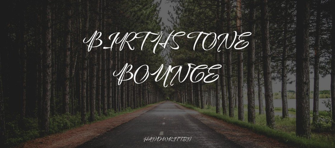 Birthstone Bounce Font Family