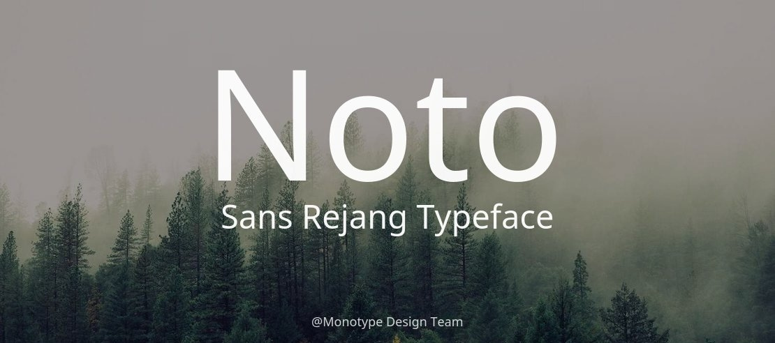 Noto Sans Rejang Font