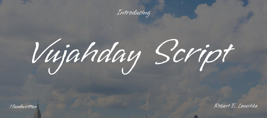 Vujahday Script Font