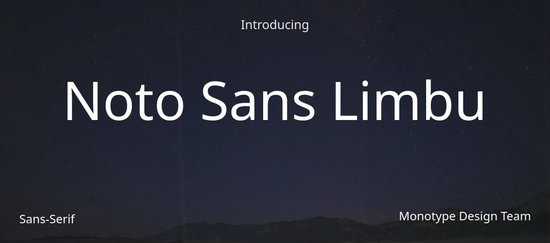 Noto Sans Limbu Font