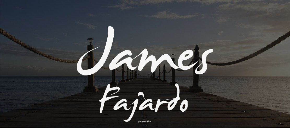 James Fajardo Font