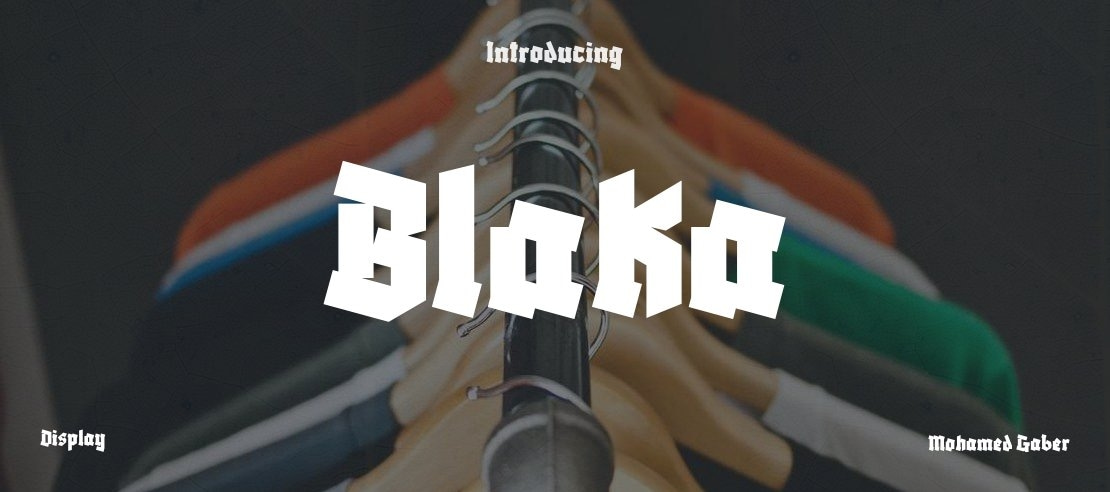 Blaka Font