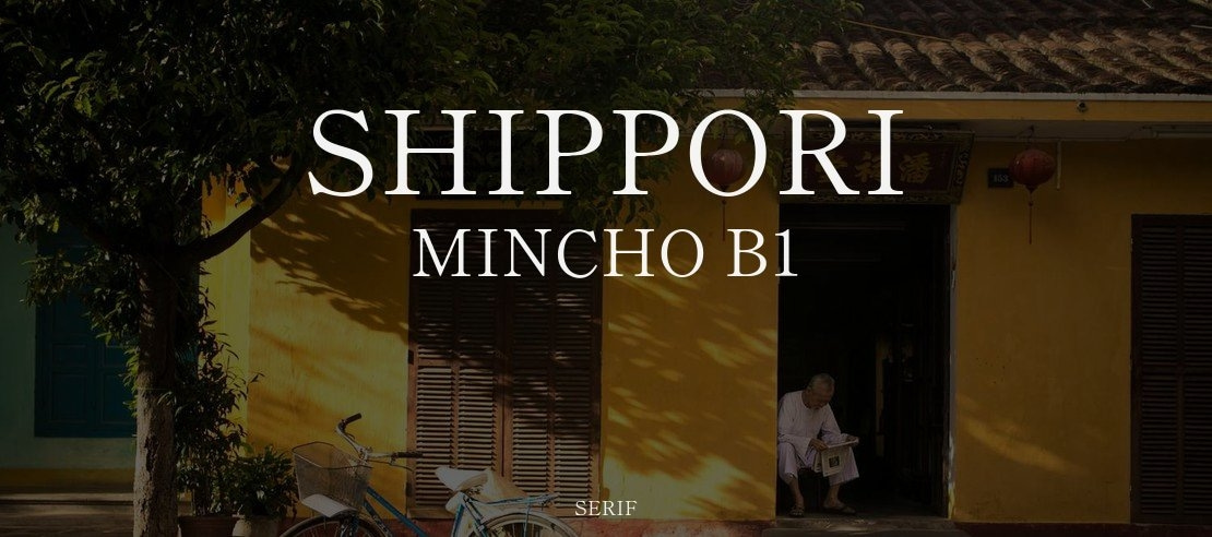 Shippori Mincho B1 Font Family