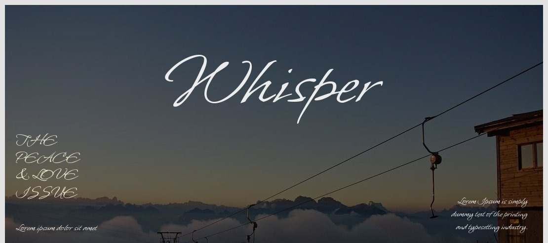 Spring Whisper Font : Download Free for Desktop & Webfont
