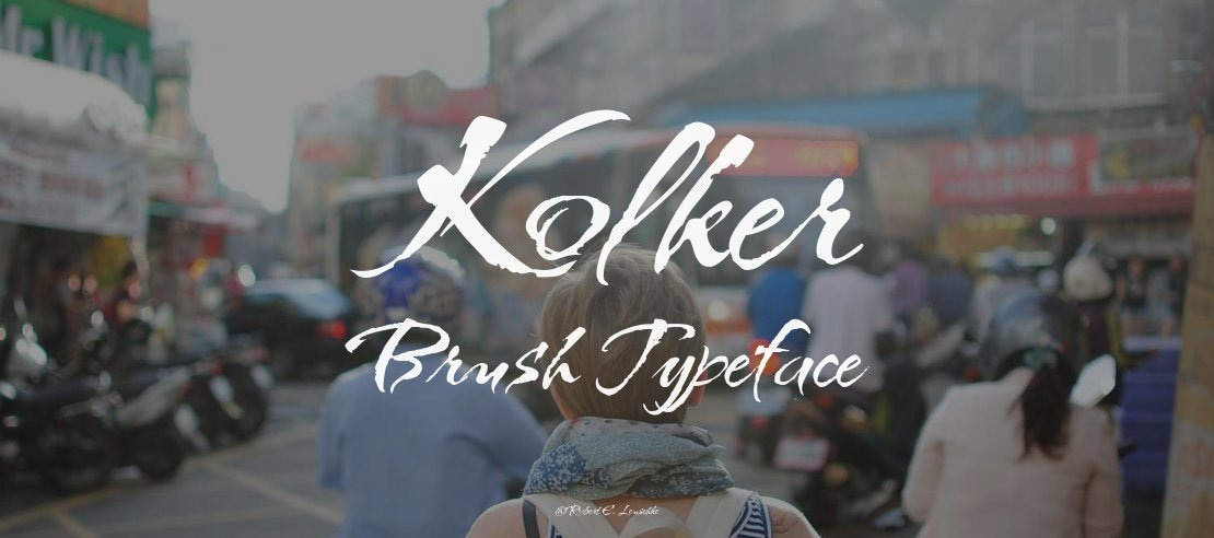 Kolker Brush Font