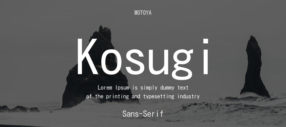 Kosugi Font