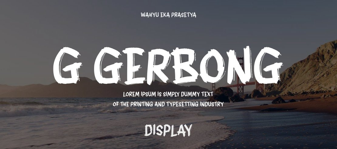 g Gerbong Font