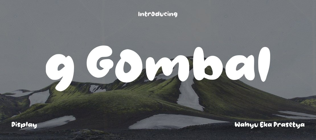 g Gombal Font