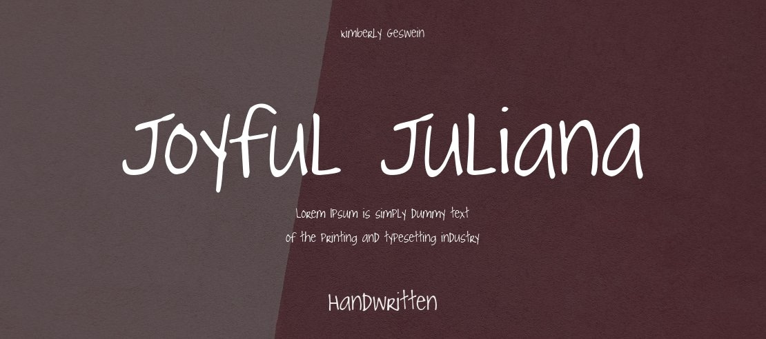 Joyful Juliana Font