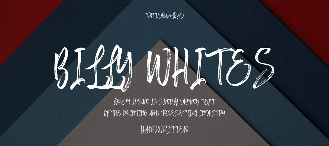 Billy Whites Font