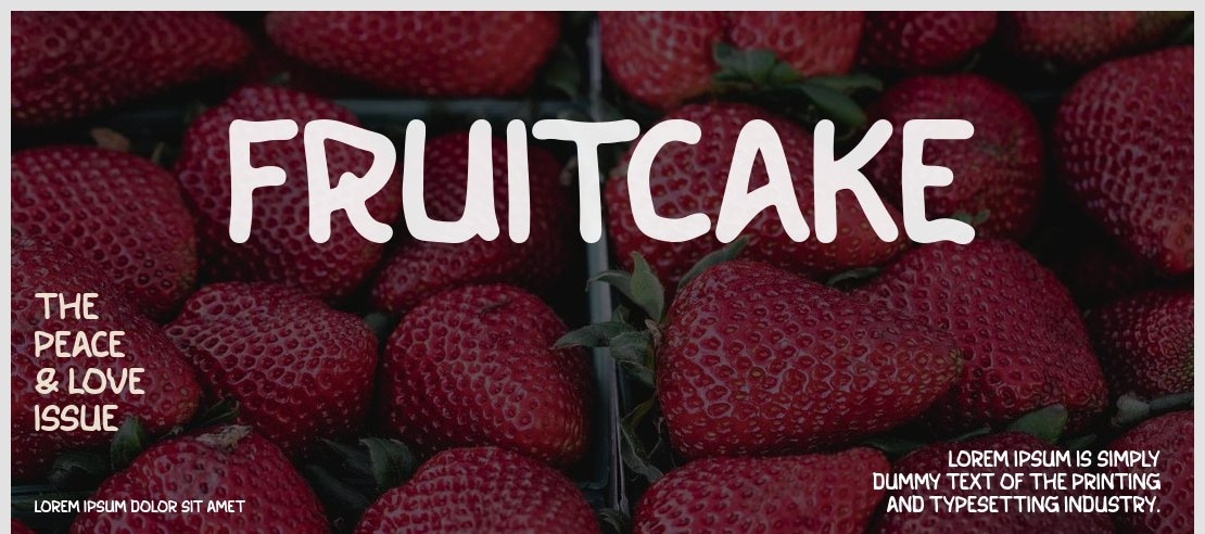 Fruitcake Font