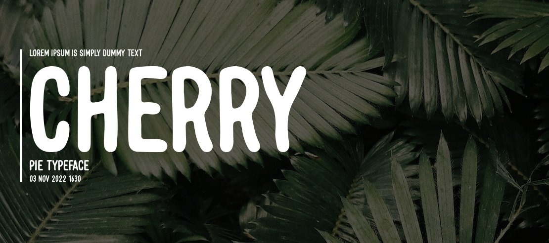 Cherry Pie Font