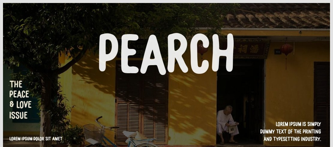 Pearch Font