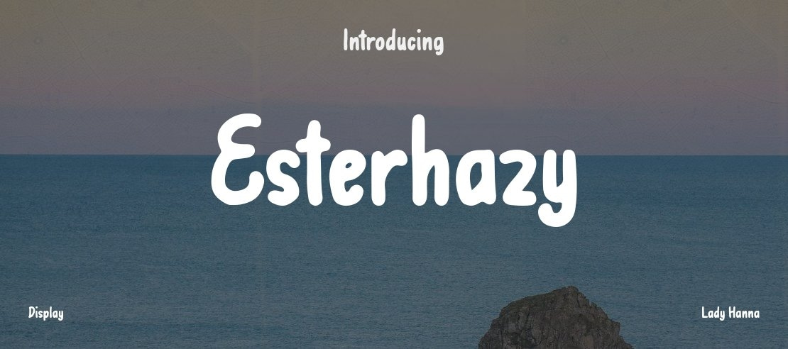 Esterhazy Font