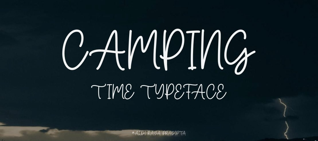 Camping Time Font