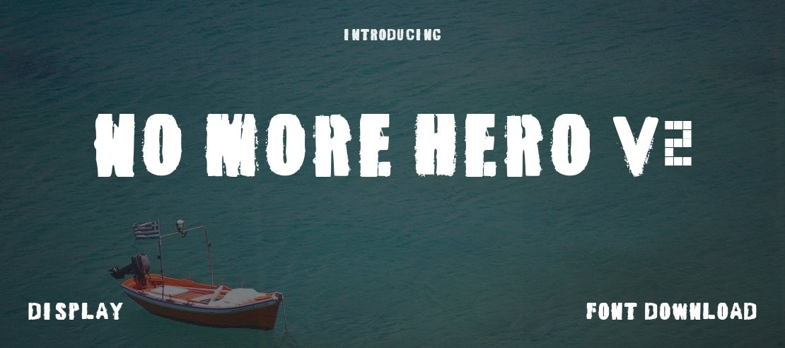 No More Hero V2 Font