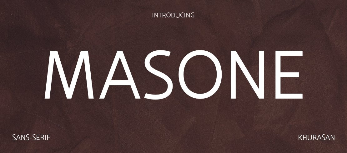 Masone Font