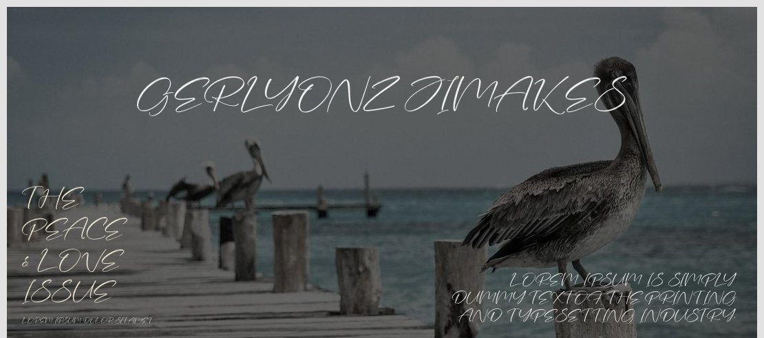 Gerlyonz Jimakes Font