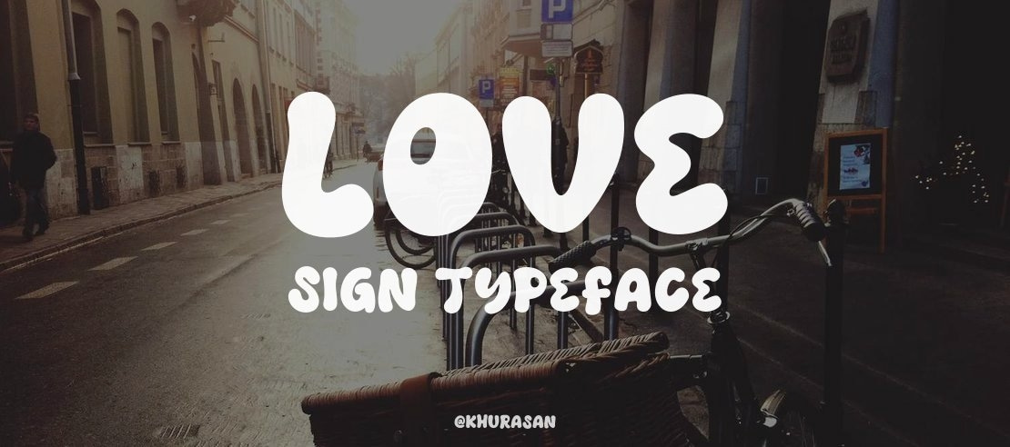 Love Sign Font